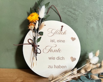 Wooden sign for aunt | Gift idea for aunt | Birthday gift
