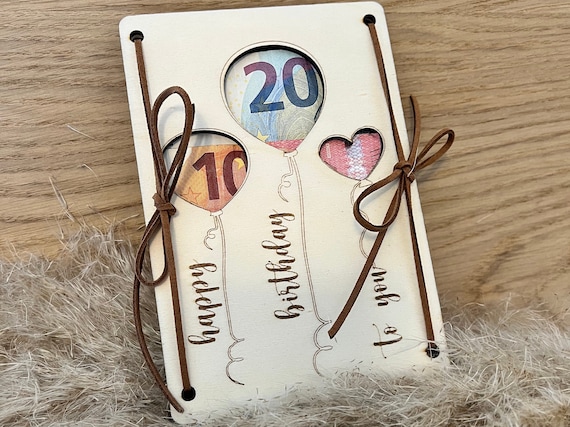 Geldgeschenk,|Geburtstagsgeschenk| Happy birthday to you| Geschenkkarte| Geschenkideen