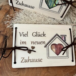 Geldgeschenk zum Einzug, Geschenkidee für neues Zuhause