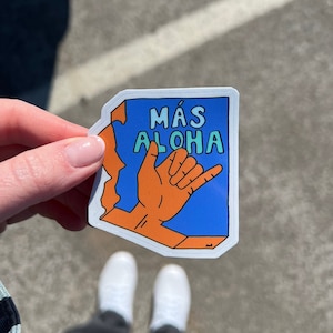 Más Aloha Sticker