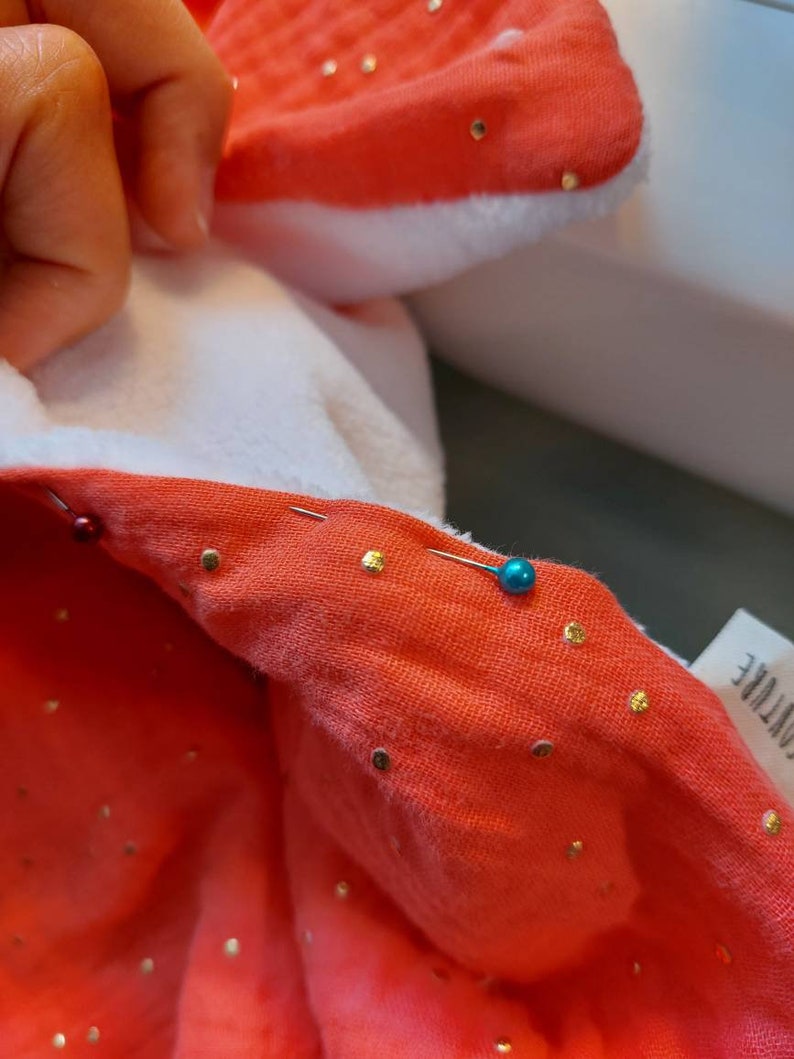 ENTREGA GRATUITA Manta de bebé personalizable ultra suave en gasa de algodón regalo de bautismo Manta con nombre Regalo de nacimiento imagen 8