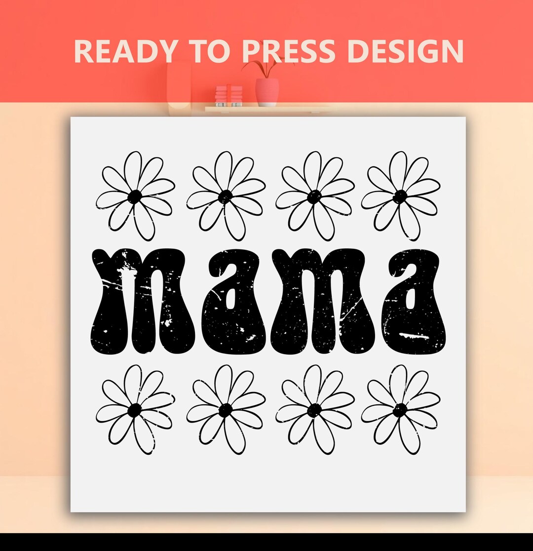 Wildflowers Mama DTF Ready to Press, Floral Mama DTF Transfers, Mama ...