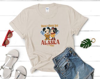 Mickey And Friends Alaska Cruise DTF Transfer, Retro Mouse Alaska Ready To Press, Disney Cruise 2025, Magical Kingdom DTF, Ready to press