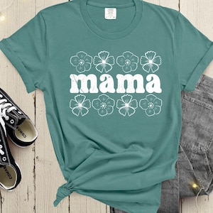Floral Mama Dtf Transfer, Mama Flower Ready To Press, Heat Transfer, DTF Gang Sheets, Boho Mama DTF, Mothers Day DTF Print, Mama Flower Dtf