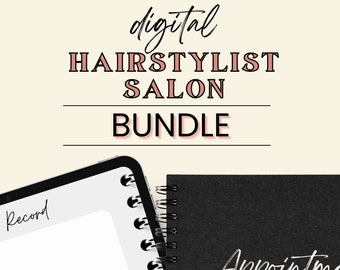 Cosmetology Client Record Card Digital Appointment Book Client Formula Book Salon Digital Planner Client Record Book Planner for Hairdresser