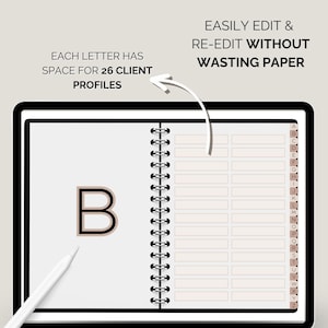 Digital Planner Hairstylist Client