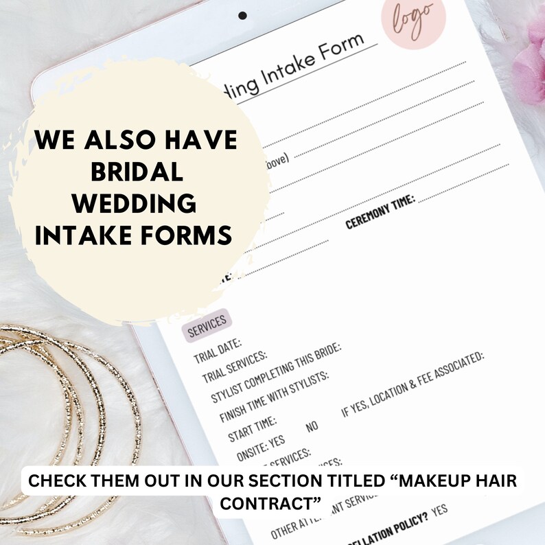 Bridal Hair Stylist Price List Template Wedding Makeup Artist Etsy