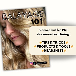 Learn How to Balayage Hairstylist Colour Ebook Training Guide Learn How ...