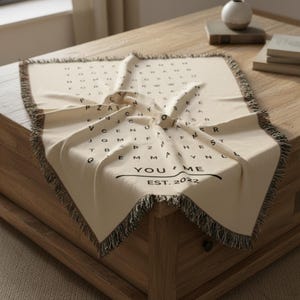Customizable Word Search Throw