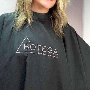 Custom Salon Cape Hair Salon Personalized Hair Cutting Cape Custom Hair Stylist Cape Barbershop Branded Smock Custom Barber Cape Cosmetology