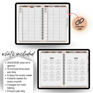 Digital Salon Spa Appointment Book Planner for Hairstylist Digital Planner Esthetician Digital Appointment Book Salon Planner Appointment image 4