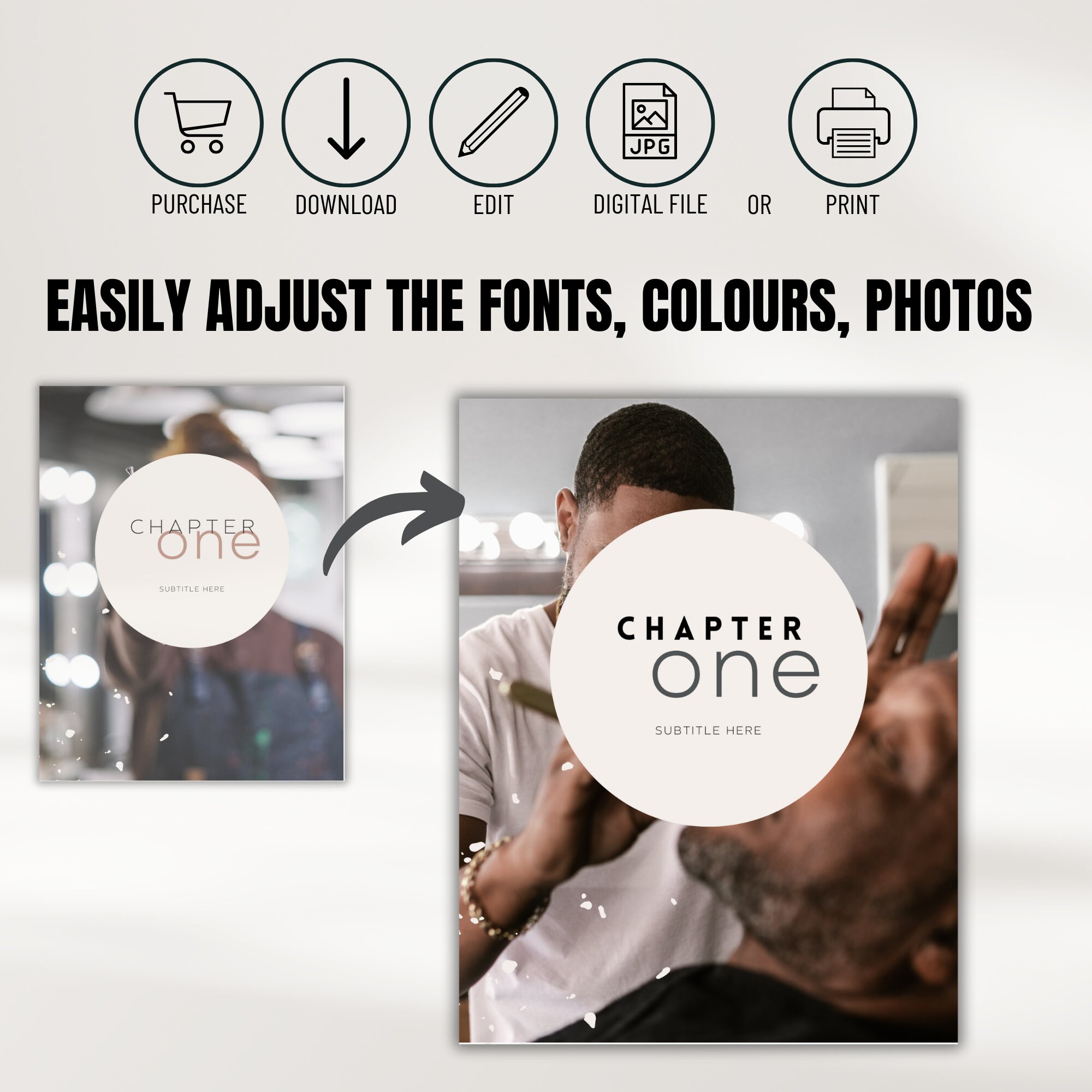 Barber Course Template Barber Instructor Class Material Barbershop ...