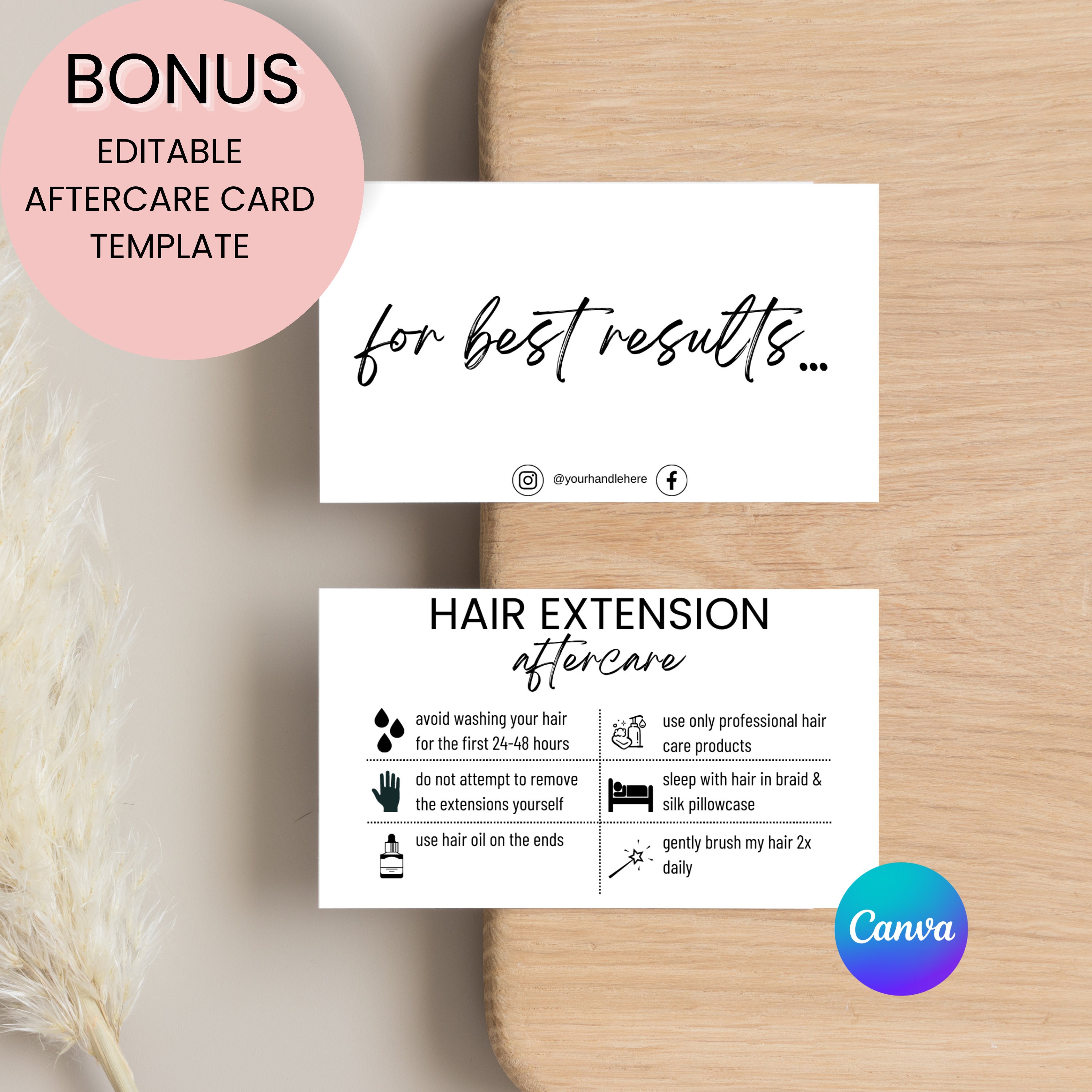 Hair Extension Form Hair Stylist Client Intake Form Hair Etsy