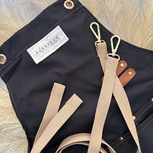 Hairdresser Apron with Pockets Hair Stylist Custom Apron Hairstylist Custom Hair Dresser Apron Personalized Hair Stylist Apron Cross Back