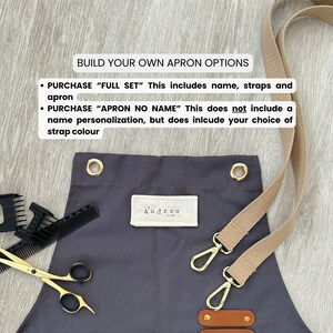 Dog Grooming Apron - Waterproof Couple Apron For Pet Groomers, Kitchen, Gardening