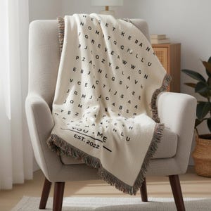 Personalized Puzzle Blanket Cozy Gift Idea