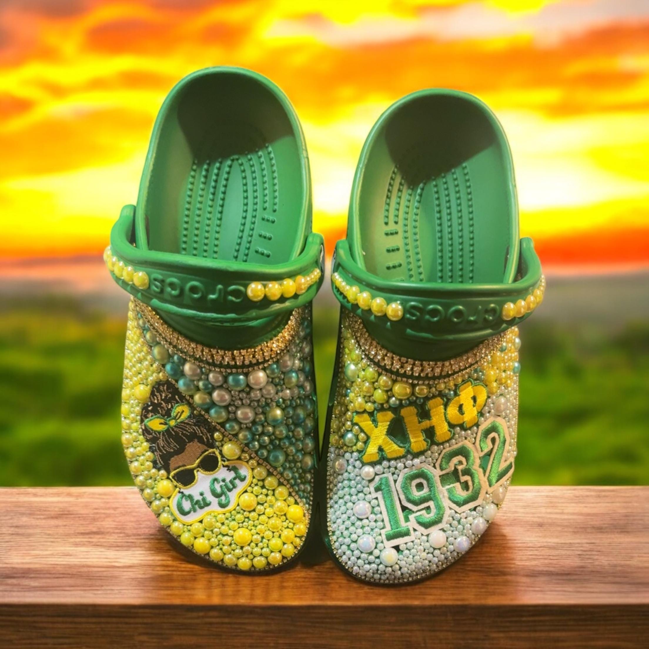 Neon green crocs Canada