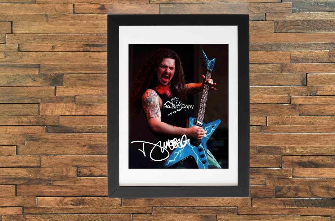 Dimebag Darrell Autographed Signed Reprint 8x10 Photo Poster Etsy