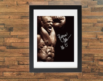 Autograph Bodybuilder Ronnie Bodybuilder - Etsy
