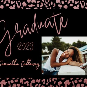 Senior graduation Photoshop download template