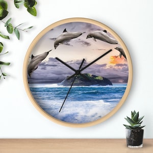 Dolphin Wall Clock