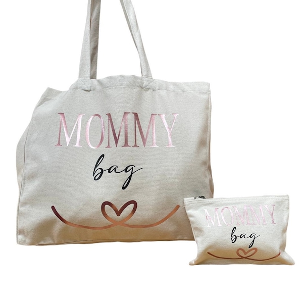 Mommy Bag Set / Muttertagsgeschenk / Muttertag / Jutetasche