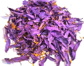 3.5oz Blue Lotus Petals | 100% Egyptian Lotus | Mayan Medicine | Nymphaea Caerulea | Blue Lotus Flower Tea | Lucid Dreaming | Sacred Lotus