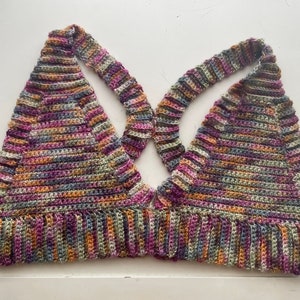 Crochet Rainbow Top