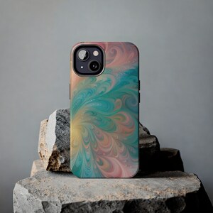 Unicorn Swirl Pattern Design Tough Phone Case compatible with a large variety of iPhone models, Phone Case, Gift