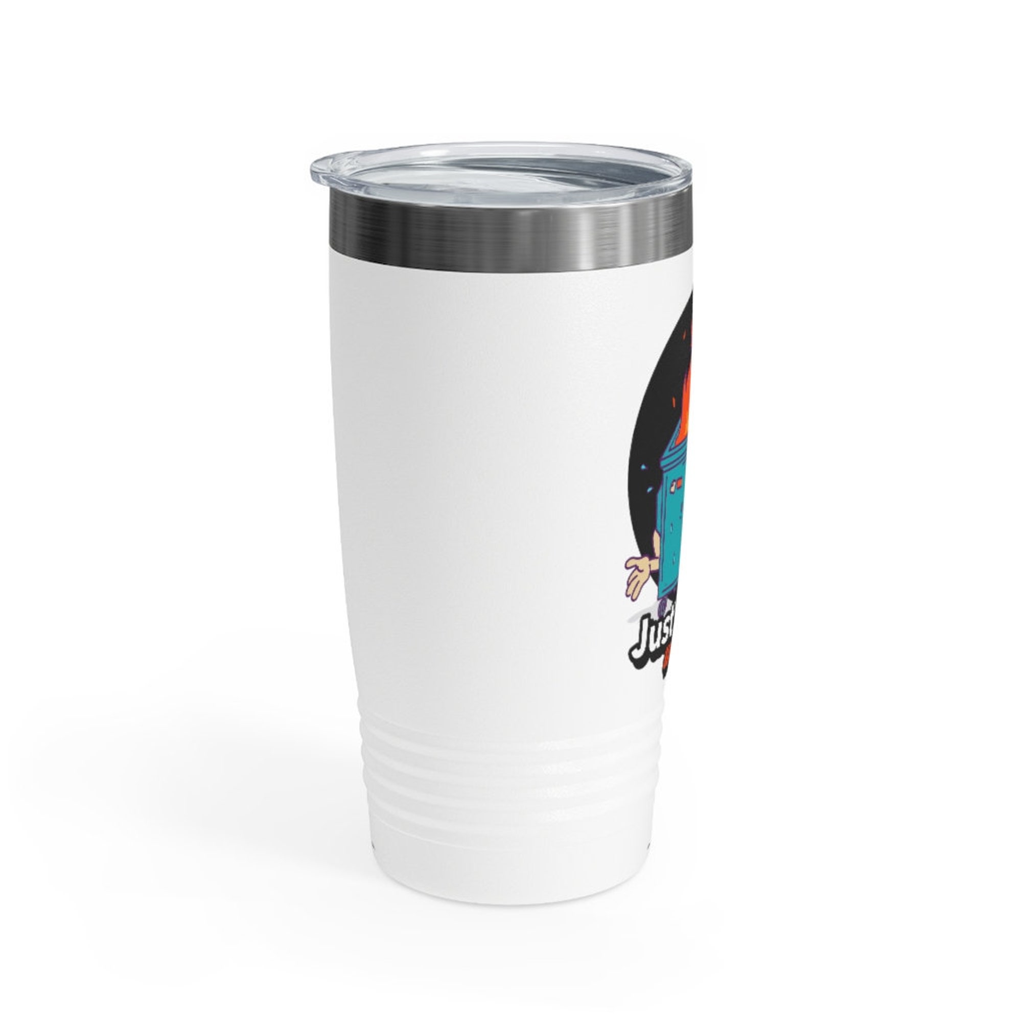 Dumpster fire Just Rollin' with it Ringneck Tumbler, 20oz
