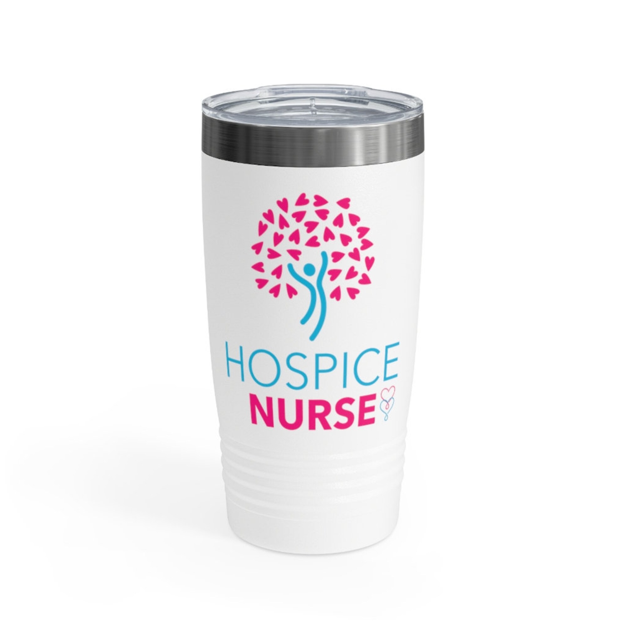 Discover Hospice Nurse Hospice Ringneck Tumbler