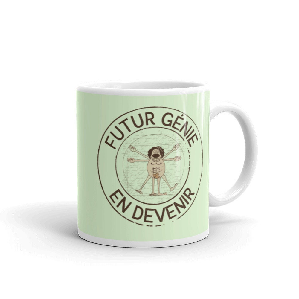 Mug Blanc Brillant Futur Génie en Devenir