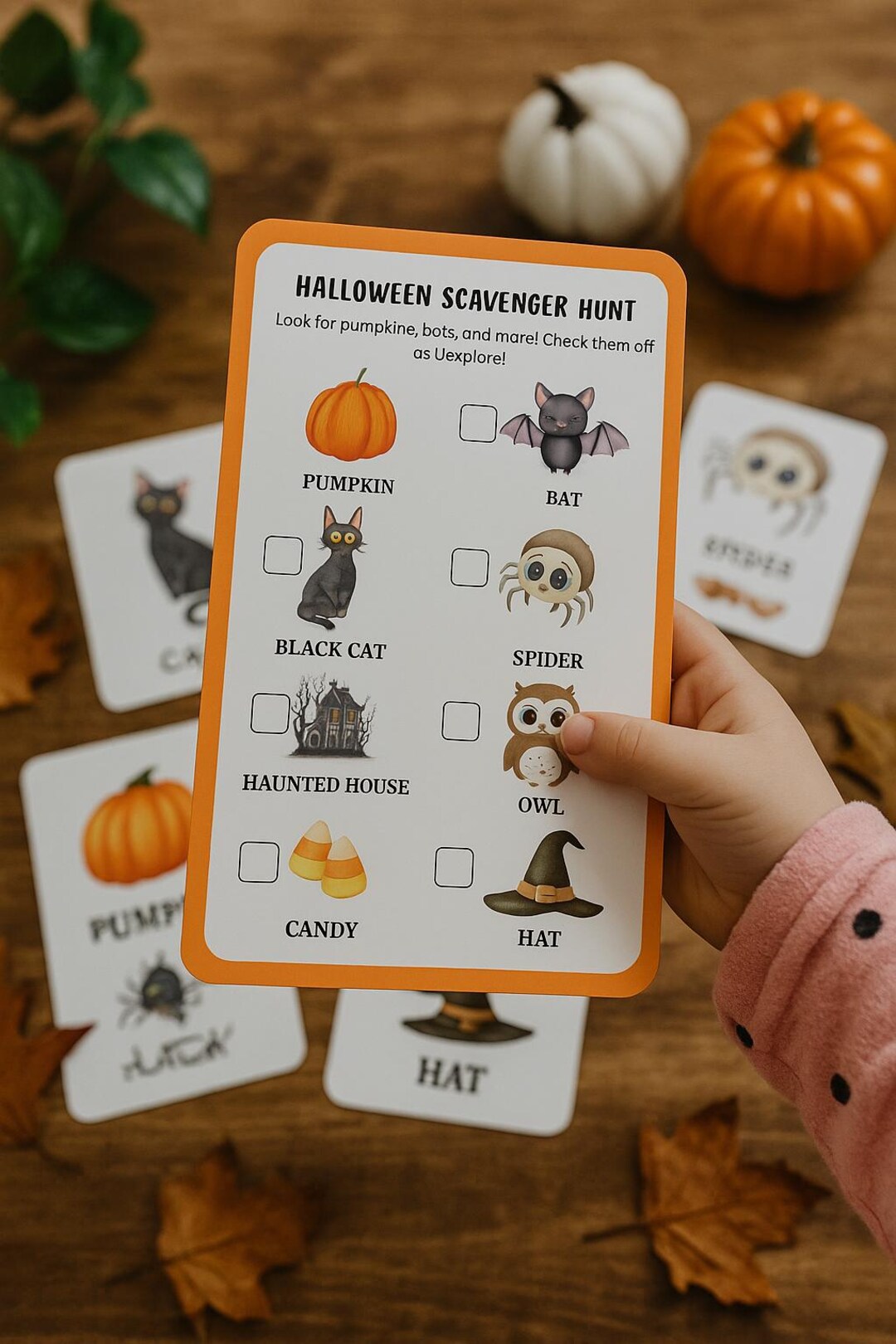 Halloween Scavenger Hunt Printable | Montessori Inspired Early Learning ...
