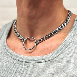 EGO - Stainless steel ring chain