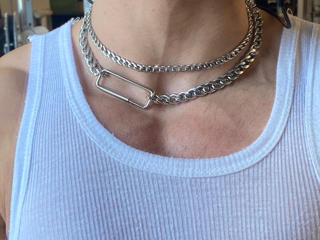 REBEL 2 Choker Chain Set, Stainless Steel Etsy