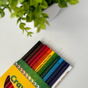 Ships Fast | Personalized Engraved Color Pencils | Back to School | Student Gift | Crayola