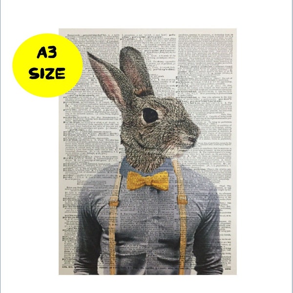 Hare Picture - Etsy UK