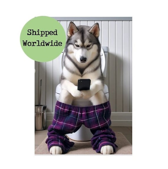 2 Piece Siberian Husky PJ Set - Lilac 2 Piece Siberian Husky PJ Set - Lilac