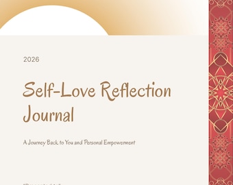 Printable Self Love Reflection Journal Positive Affirmationen Self Care Checklist Dankbarkeit Vision Board Workbook