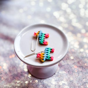 Piñata Earrings: Handmade Clay Fiesta Jewelry