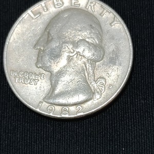 1982 d quarter without ridges with other errors