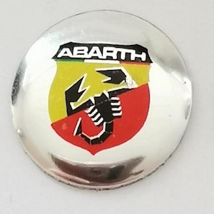 Abarth Car Key replacement emblems (set of 2)