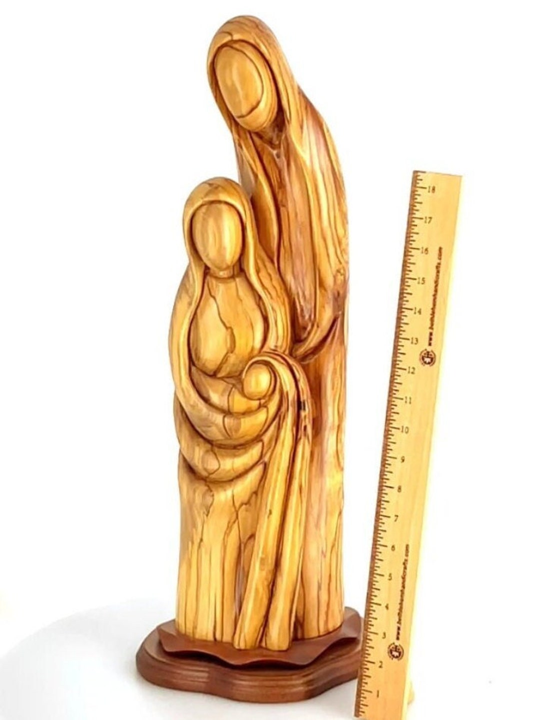 Nativity Scene Sculpture With Holy Family 23 Abstract Etsy
