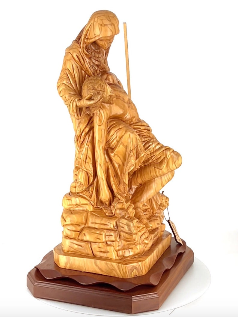 La Pieta Statue 26.4 Jesus Sculpture Virgin Mary Etsy