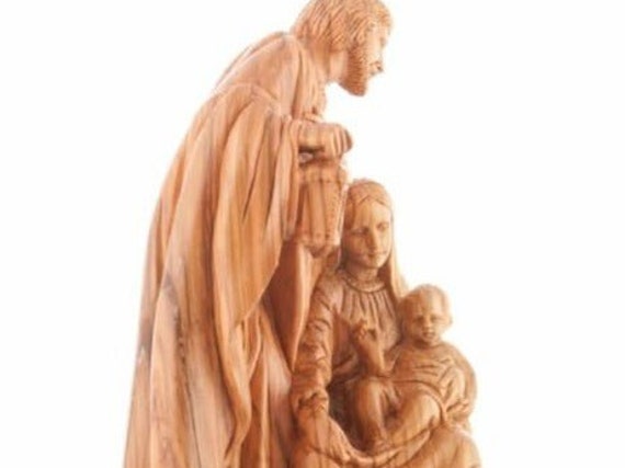 Statue Catholique pour la Décoration de la Maison, Scène de la Nativité,  Noël, Sainte Famille, Christ Jésus, Marie Joseph, Figurine Religieuse