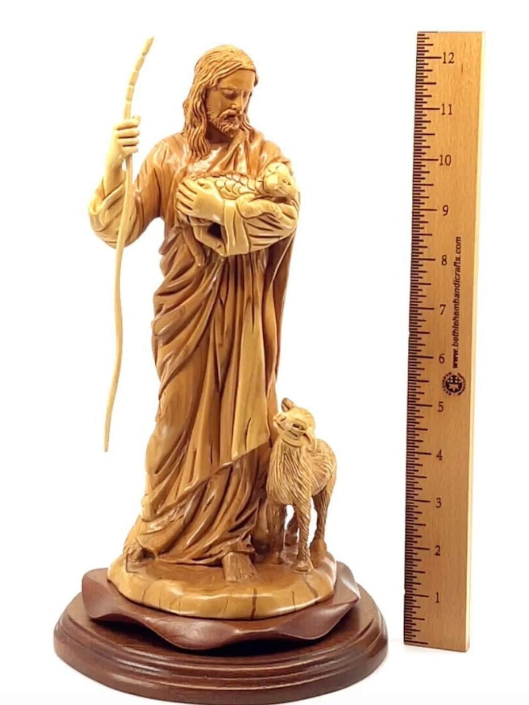 Jesus, Good Shepherd Statue, 12.6 Christ Holds Lamb, Easter Religious