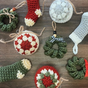 Holiday Ornaments | Crochet Christmas Ornaments