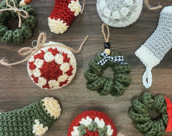 Holiday Ornaments | Crochet Christmas Ornaments