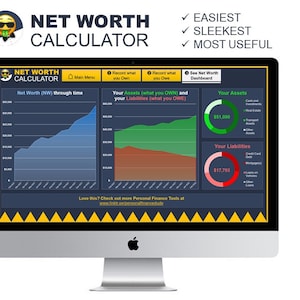 Net Worth Calculator & Maandelijkse Tracker - Excel