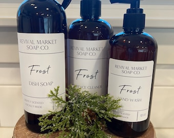 Winter Hand Wash | Winter Liquid Hand Soap | Plant Based, Handcrafted, Small Batch, specialty liquid Hand Soap